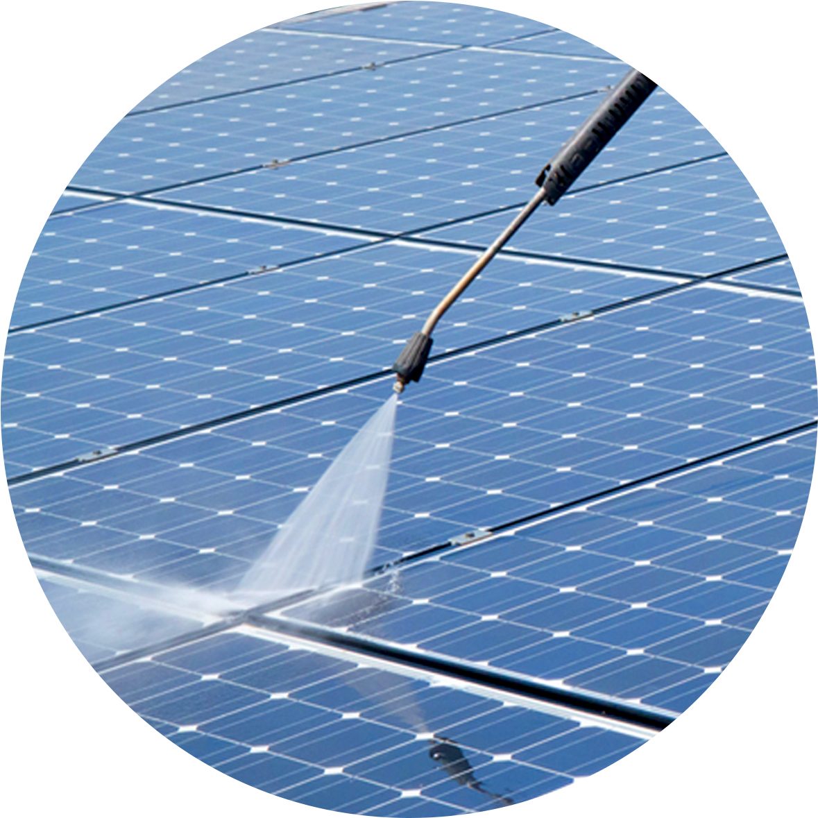 Nettoyage de panneaux solaires